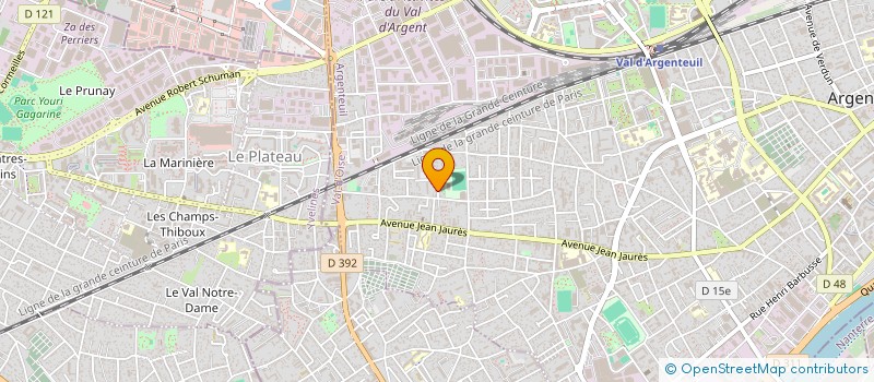 localisation de l'entreprise MADAME MOUSKALI MOHAMMAD  ARGENTEUIL