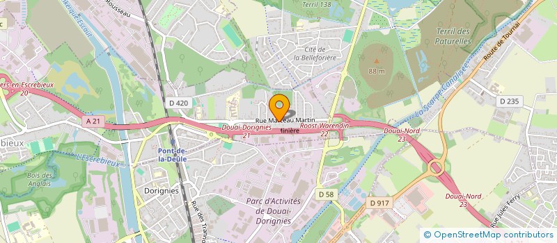 localisation de l'entreprise MADAME MOUSKOUTA SANE  FLERS-EN-ESCREBIEUX