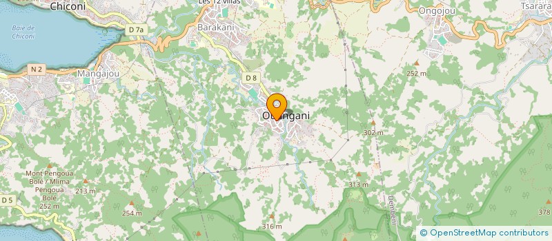 localisation de l'entreprise MADAME MOUSLIMATI ATTOUMANI à OUANGANI