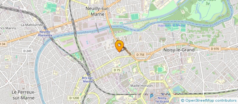 localisation de l'entreprise MADAME MOUSLY DIAW  NOISY-LE-GRAND