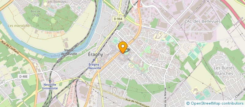 localisation de l'entreprise MADAME MOUSSI CHRISTIANE MICHELLE à ERAGNY