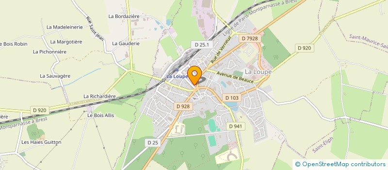 localisation de l'entreprise MADAME MOUSSOUMAKAN SOUMARE à LA LOUPE