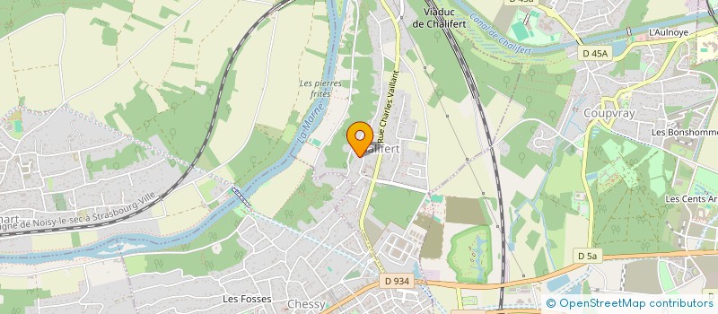 localisation de l'entreprise MADAME MOUSSOUNDA EFRIDA KOTSO OTORO  CHALIFERT