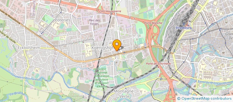 localisation de l'entreprise MADAME MOUSTAPHA DIOP  STRASBOURG