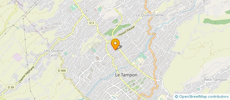localisation de l'entreprise MADAME MOUTOU AMODE à LE TAMPON