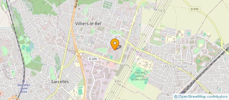 localisation de l'entreprise MADAME MOUZDALIFA SAANDI  VILLIERS-LE-BEL