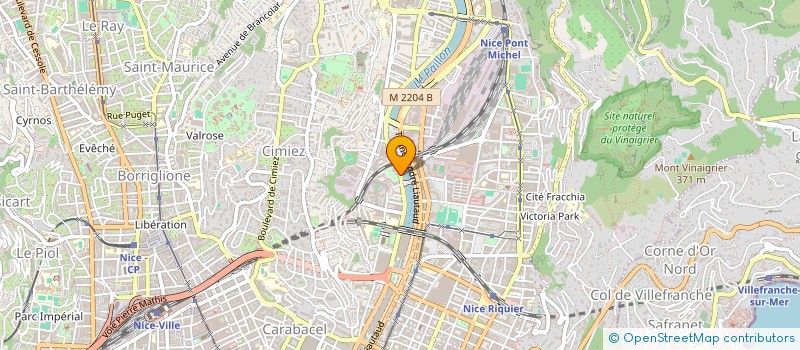 localisation de l'entreprise MADAME MOUZNA SAID  NICE