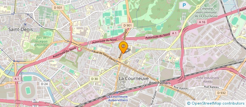 localisation de l'entreprise MADAME MOYURY DAS GUPTA à LA COURNEUVE