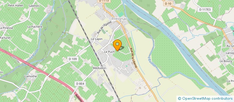 localisation de l'entreprise MADAME MOZARINE CHOURI  PREIGNAC