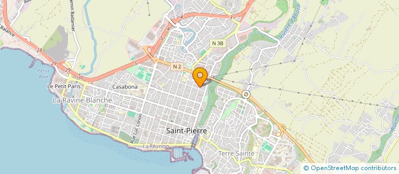 localisation de l'entreprise MADAME MSAHAZI MADI à SAINT-PIERRE