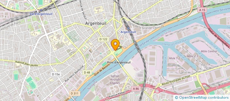 localisation de l'entreprise MADAME MST AKHTER  ARGENTEUIL