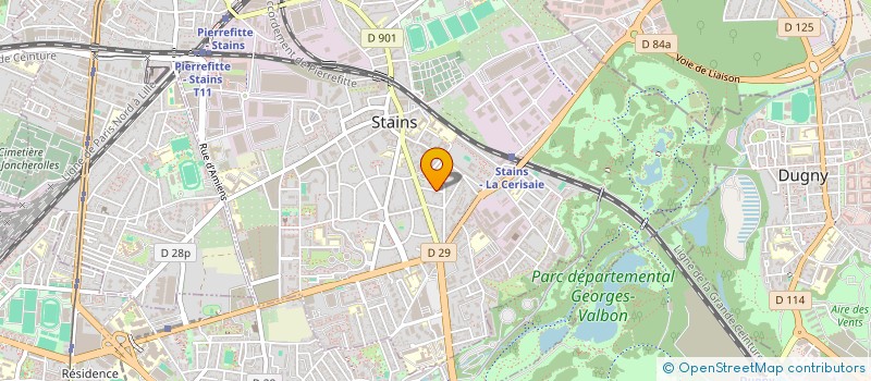 localisation de l'entreprise MADAME MST BEGUM à STAINS