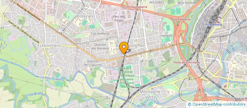 localisation de l'entreprise MADAME MUALA KALMUK à STRASBOURG