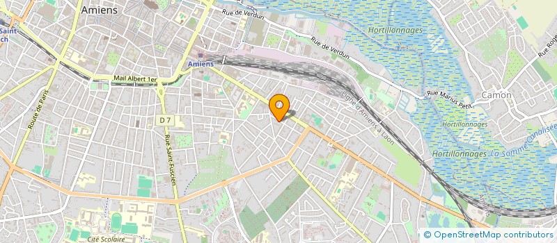 localisation de l'entreprise MADAME MUGHUMI RUTH KUMBA IBRAHIM  AMIENS