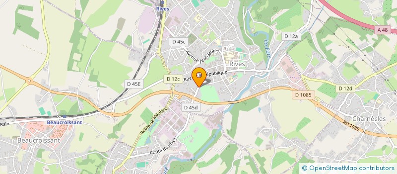 localisation de l'entreprise MADAME MUGUETTE AILLOUD  RIVES