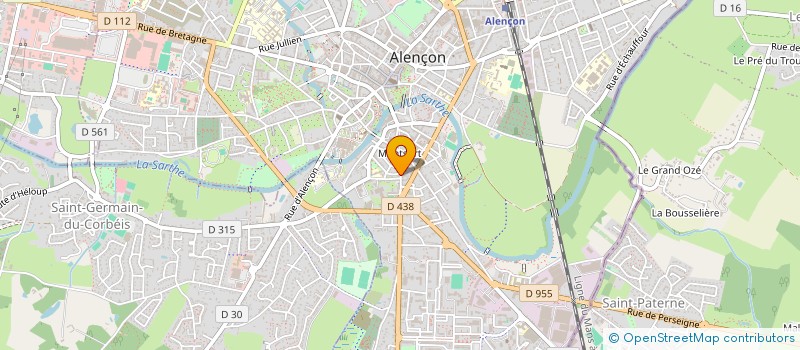 localisation de l'entreprise MADAME MUGUETTE BAILET à ALENCON