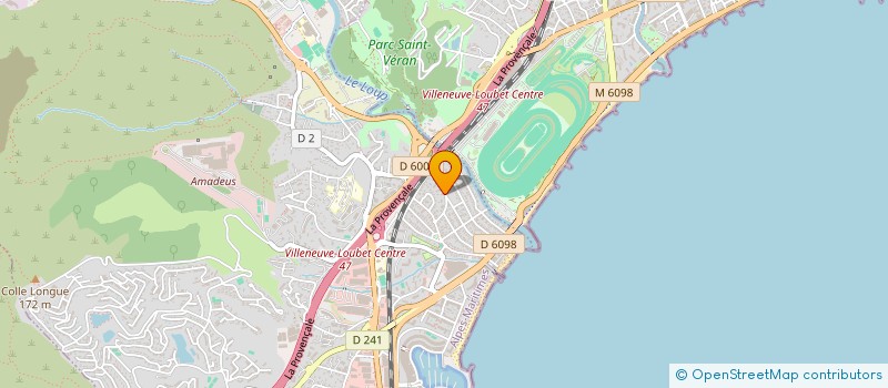 localisation de l'entreprise MADAME MUGUETTE BRON  VILLENEUVE-LOUBET