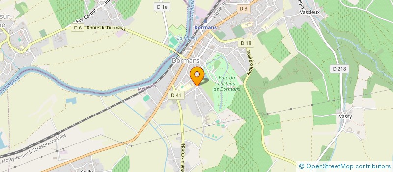 localisation de l'entreprise MADAME MUGUETTE LELABOUR  DORMANS