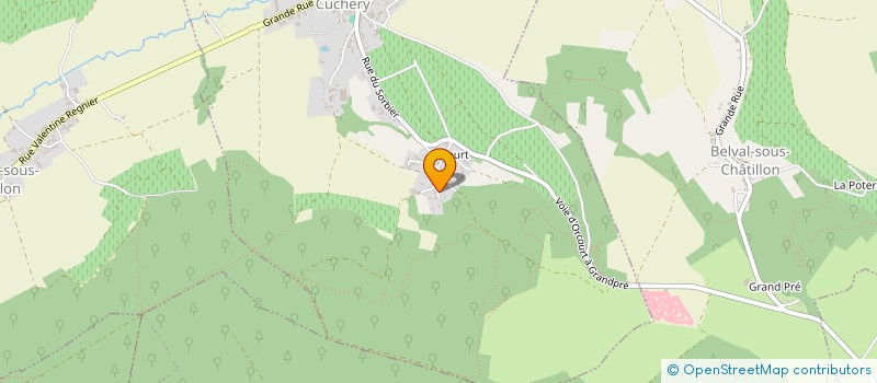 localisation de l'entreprise MADAME MUGUETTE LOCHON  CUCHERY