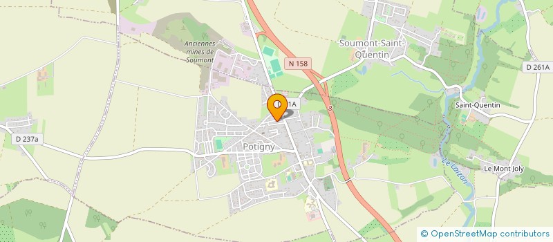 localisation de l'entreprise MADAME MUGUETTE NYOUNGUE  POTIGNY