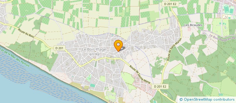 localisation de l'entreprise MADAME MUGUETTE RABILLE  LE BOIS-PLAGE-EN-RE