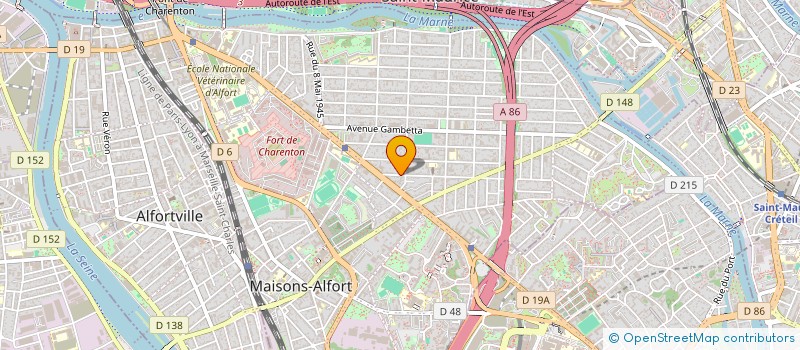 localisation de l'entreprise MADAME MUGUETTE TESTOLIN à MAISONS-ALFORT