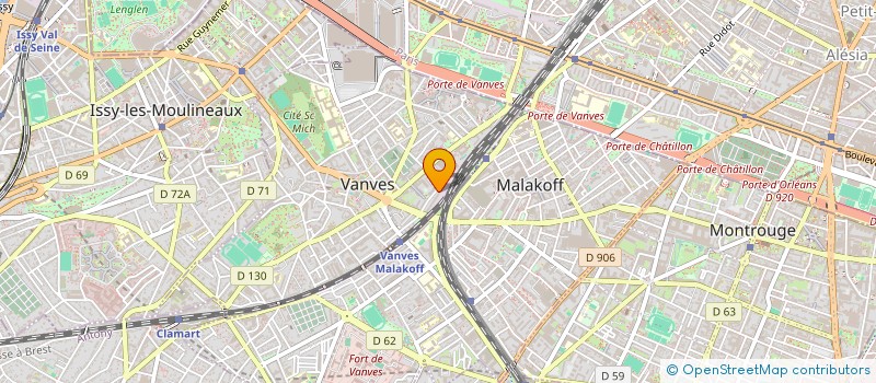 localisation de l'entreprise MADAME MUHE QI à VANVES