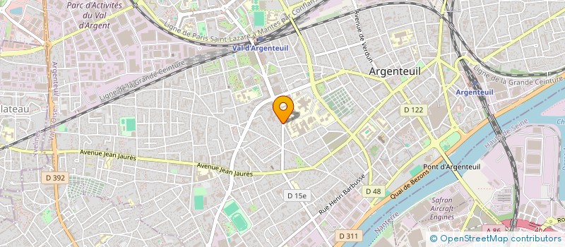 localisation de l'entreprise MADAME MUJDE ATAY  ARGENTEUIL