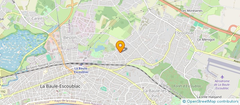 localisation de l'entreprise MADAME MULUNESHE LETIBULU à LA BAULE-ESCOUBLAC