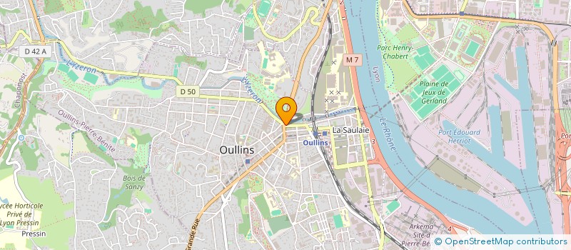 localisation de l'entreprise MADAME MUM HOEUN  OULLINS-PIERRE-BENITE