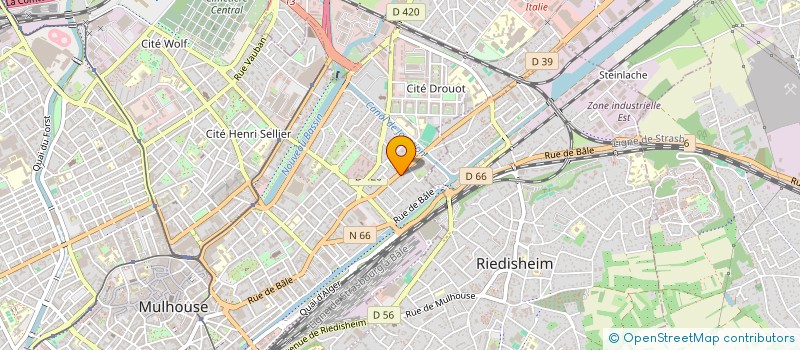 localisation de l'entreprise MADAME MUOY LY  MULHOUSE