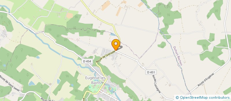 localisation de l'entreprise MADAME MUOYHIENG HENG  EUGENIE-LES-BAINS