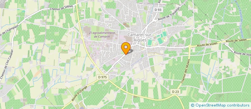 localisation de l'entreprise MADAME MURIEL ACCAMBRAY  CAMARET-SUR-AIGUES