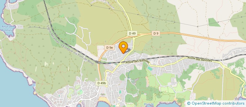 localisation de l'entreprise MADAME MURIEL ACHARD  MARTIGUES