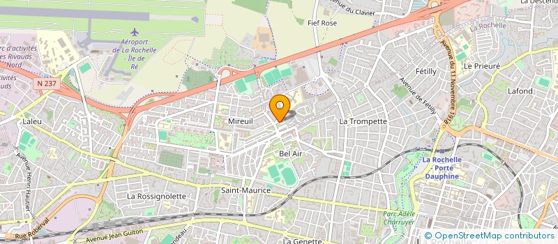 localisation de l'entreprise MADAME MURIEL ADANSIE  LA ROCHELLE