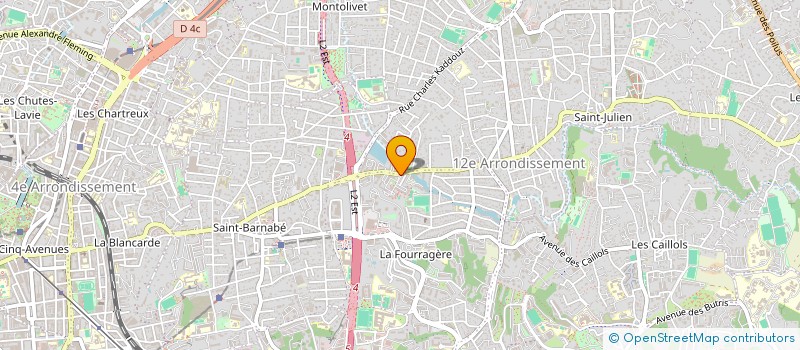 localisation de l'entreprise MADAME MURIEL AIT CHERIF à MARSEILLE