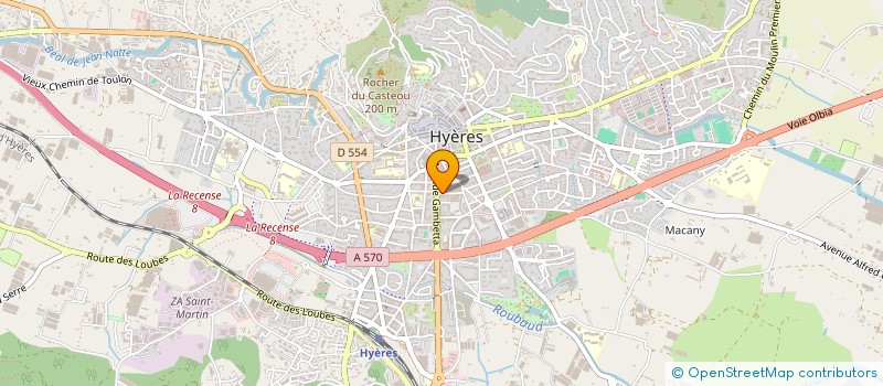 localisation de l'entreprise MADAME MURIEL ALARY  HYERES