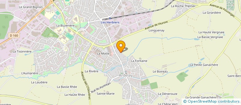 localisation de l'entreprise MADAME MURIEL ALBERT à LES HERBIERS