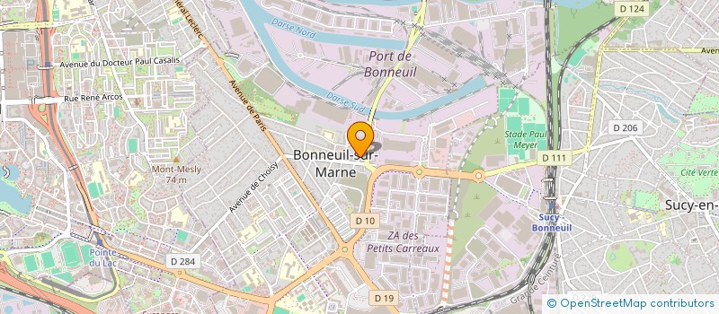 localisation de l'entreprise MADAME MURIEL ALBERT  BONNEUIL-SUR-MARNE