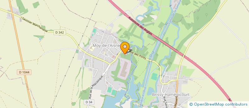 localisation de l'entreprise MADAME MURIEL ALGARRA à MOY DE L'AISNE