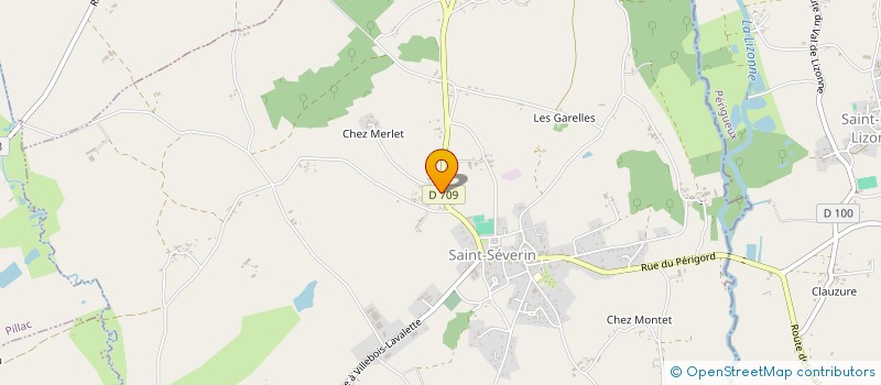 localisation de l'entreprise MADAME MURIEL ALLAIN  SAINT-SEVERIN