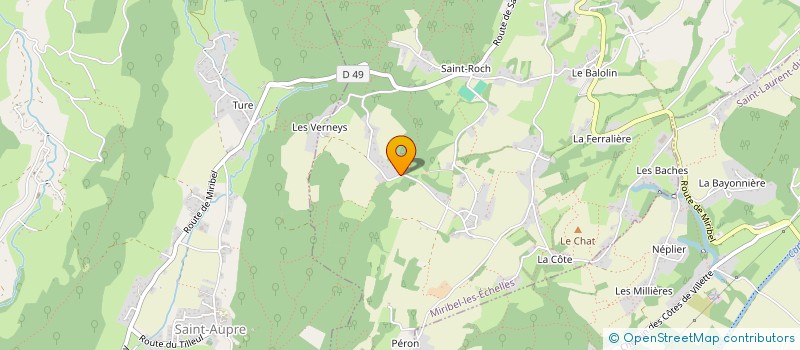 localisation de l'entreprise MADAME MURIEL AMADEI-TARTAIX  MIRIBEL-LES-ECHELLES