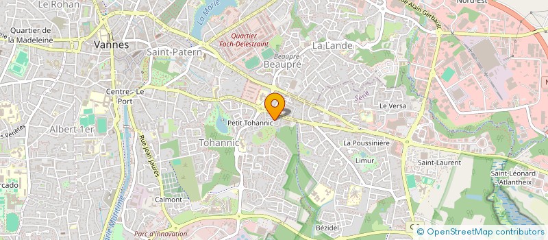 localisation de l'entreprise MADAME MURIEL AMIAND à VANNES