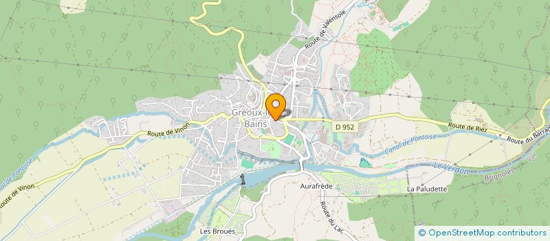 localisation de l'entreprise MADAME MURIEL AMOUROUX à GREOUX-LES-BAINS