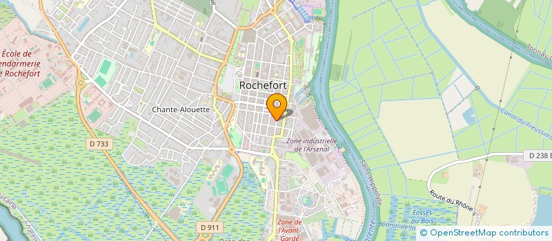 localisation de l'entreprise MADAME MURIEL AMPROU  ROCHEFORT