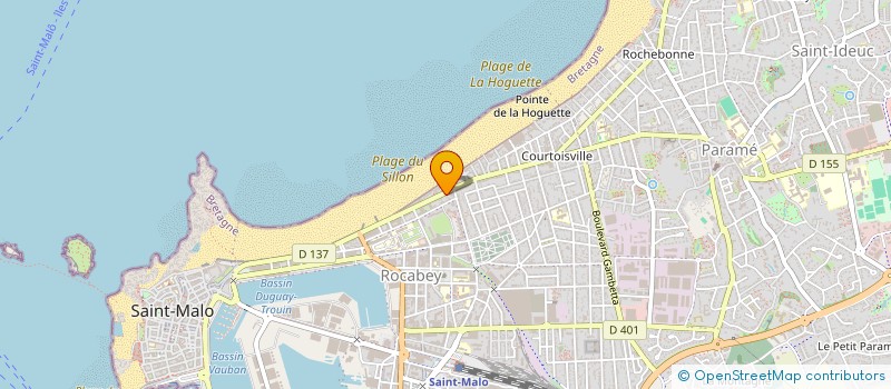 localisation de l'entreprise MADAME MURIEL ANDRE  SAINT-MALO