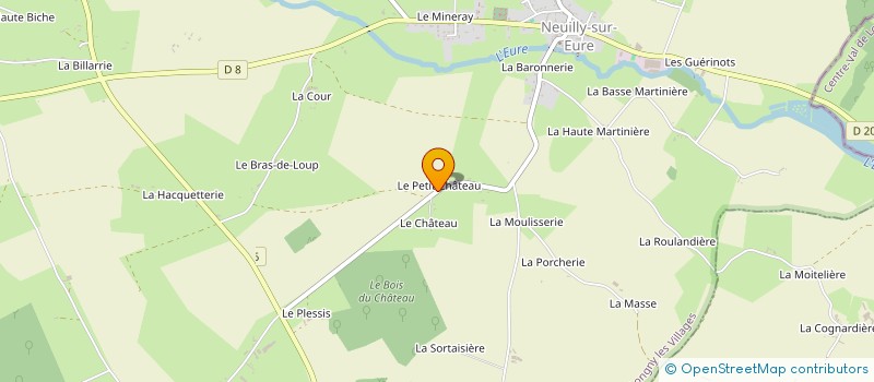 localisation de l'entreprise MADAME MURIEL ANDRE à LONGNY LES VILLAGES