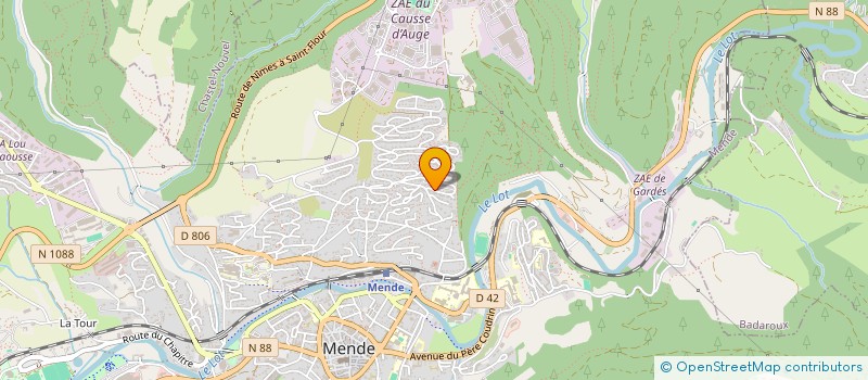 localisation de l'entreprise MADAME MURIEL ANNINO  MENDE