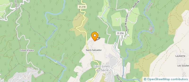 localisation de l'entreprise MADAME MURIEL ANTINORI  SAINT-JULIEN-DU-SERRE