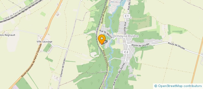 localisation de l'entreprise MADAME MURIEL ANTOINE  ORMOY-LA-RIVIERE